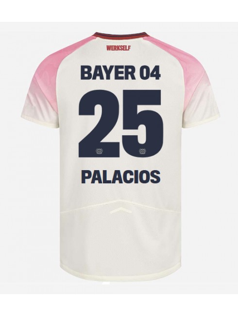Muži Futbalové oblečenie Bayer Leverkusen Exequiel Palacios #25 2025-26 Krátky Rukáv - Preč Muži Futbalové oblečenie Bayer Leverkusen Exequiel Palacios #25 2025-26 Krátky Rukáv - Preč